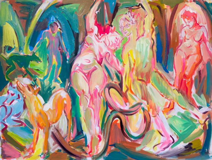Suzanne Unrein Whispers, 2026 Acrilico e olio su tela 76,3 x 101,5 cm